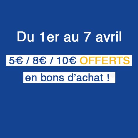 Opération bons d'achat en Avril ! Opération bons d'achat en Avril !