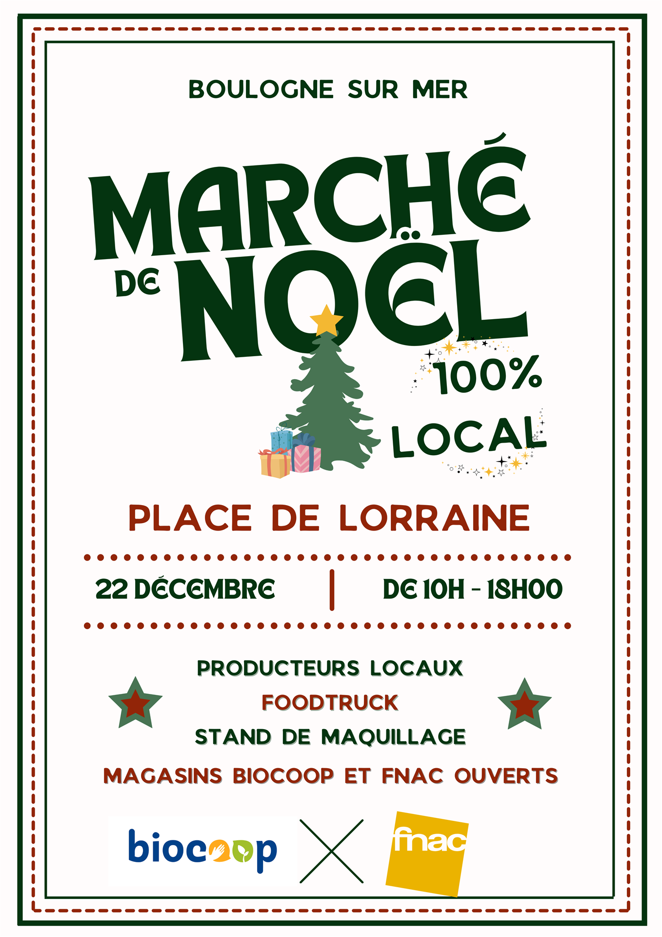 Marché de Noël 100% Local - Place de Lorraine